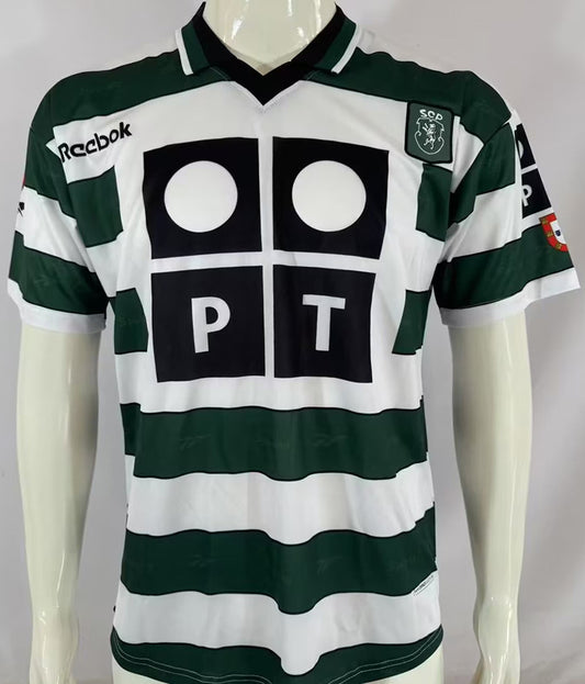 Jersey 2000/2001 Lisbon Local Manga corta Versión Fan Retro