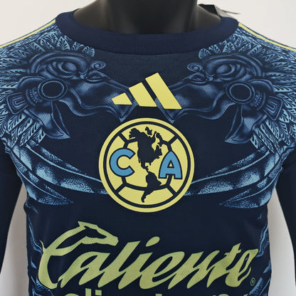 Jersey 2025/26 Club America Visitante Manga larga Versión Jugador