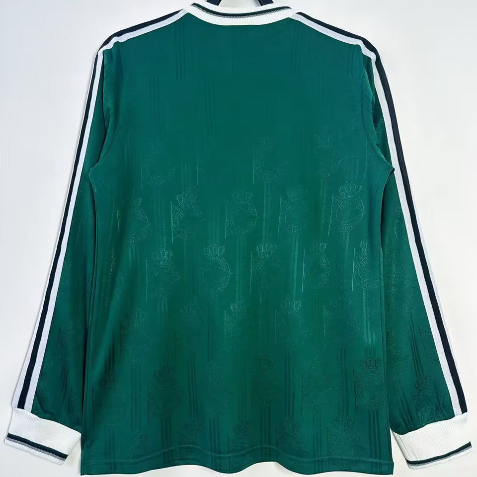 Jersey 1999/2000 Deportivo La Coruna Visitante Manga larga Versión Fan Retro