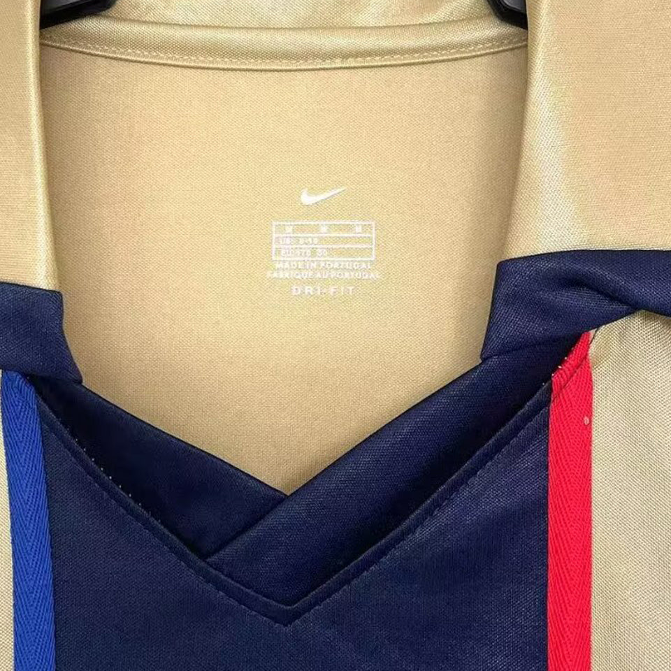 Jersey 2001/02 Barcelona Visitante Manga corta Versión Fan Retro