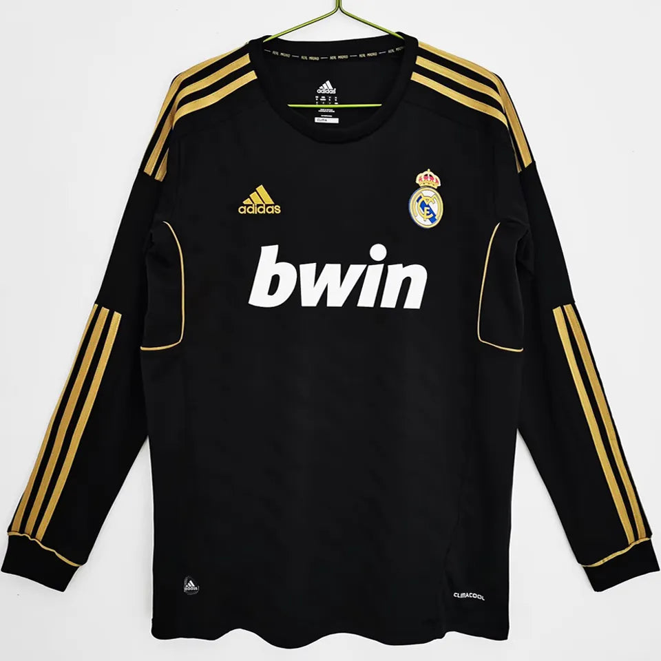 Jersey 2011/12 Real Madrid Visitante Manga larga Versión Fan Retro