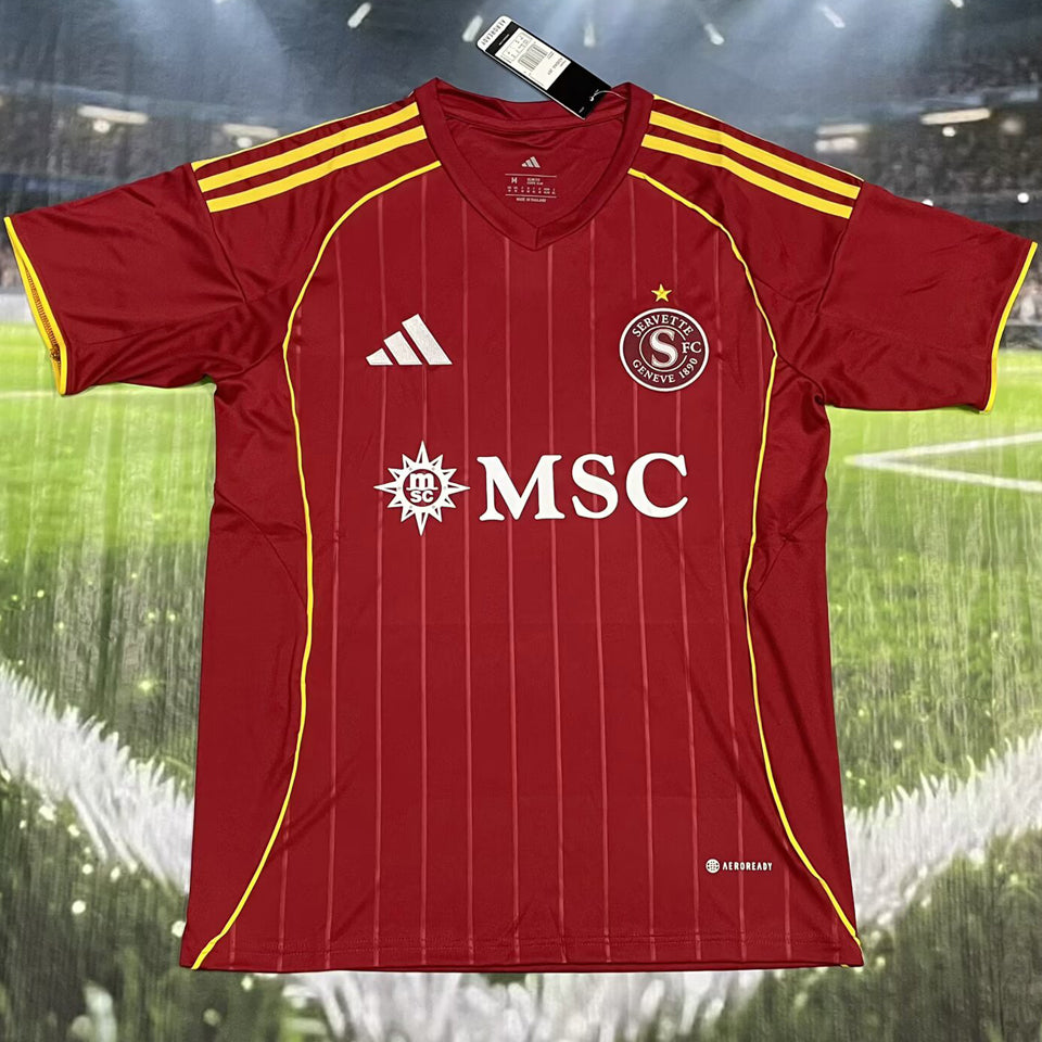 Jersey 2025/26 Servette FC Local Manga corta Versión Fan