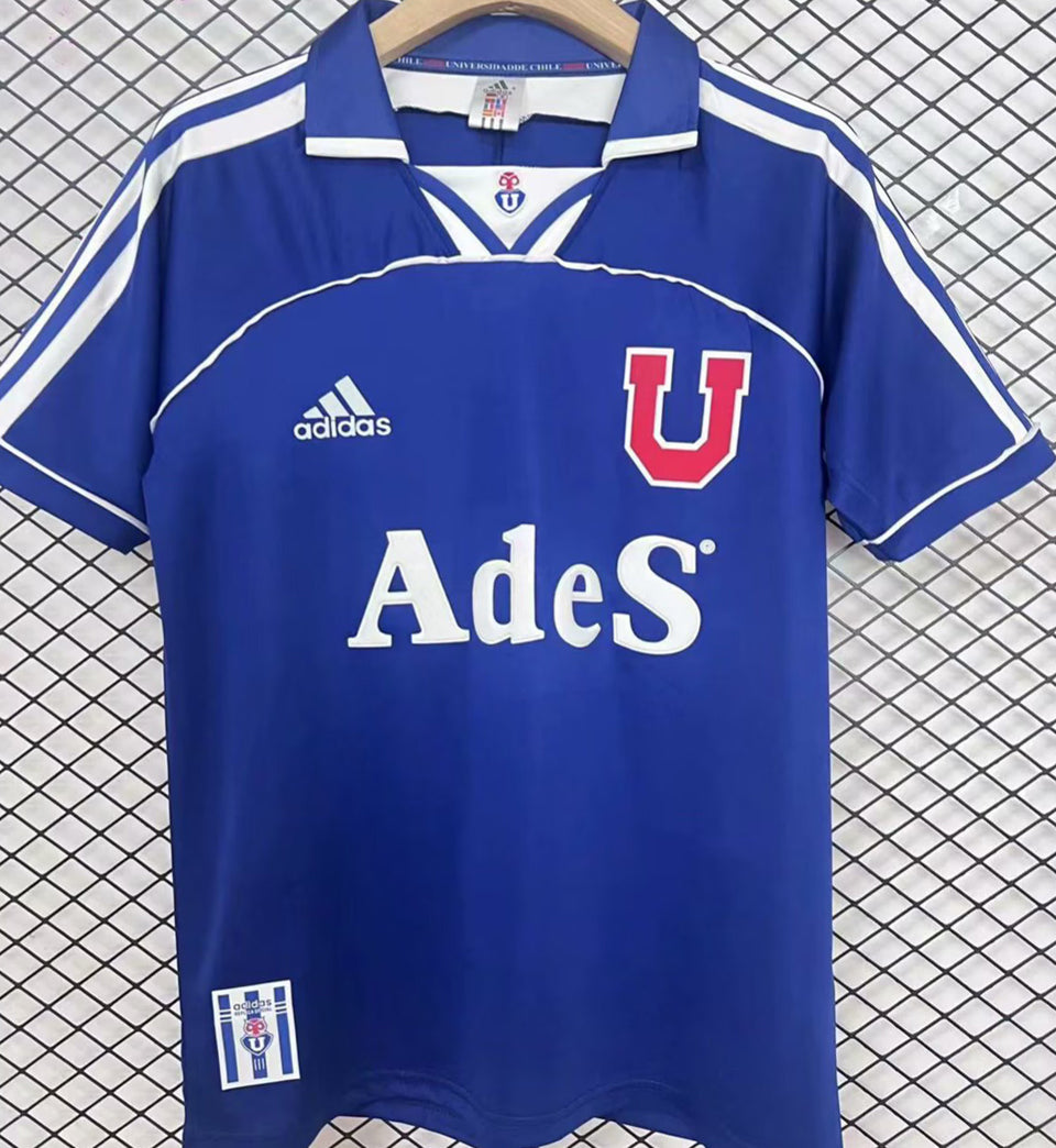 jersey 1999/2000 universidad de chile local manga corta versión fan retro