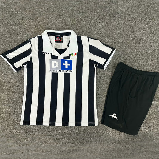 Jersey 1998/1999 Juventus Local Manga corta Niño Retro