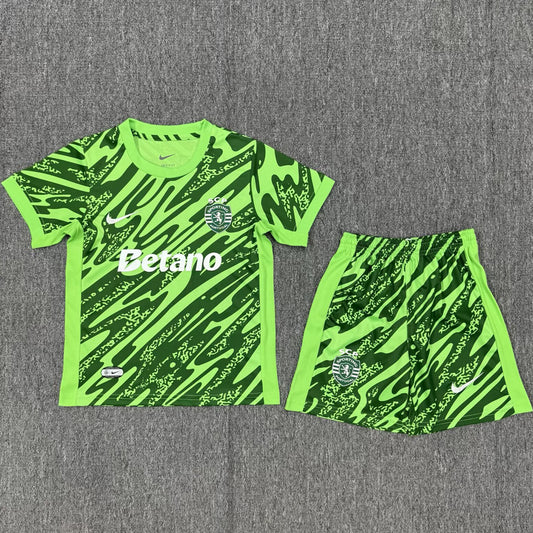 Jersey 2025/26 Sporting Lisbon Portero Manga corta Niño