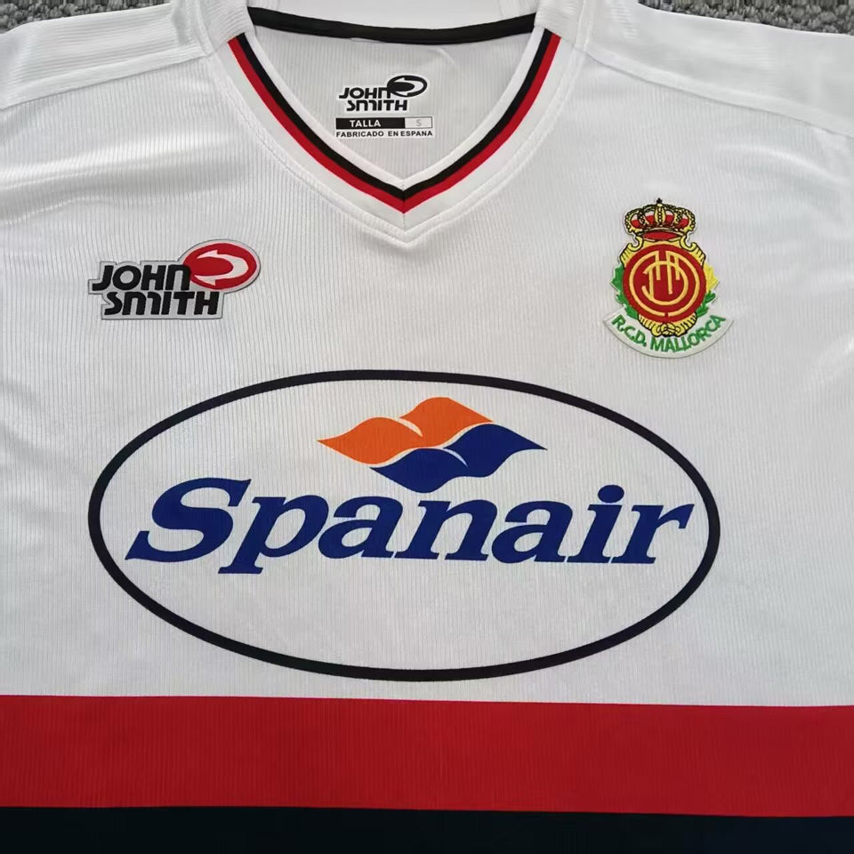 jersey 2001/2002 mallorca visitante manga corta versión fan retro