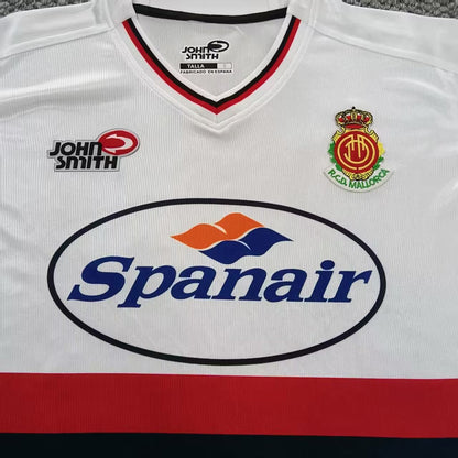 Jersey 2001/2002 Mallorca Visitante Manga corta Versión Fan Retro