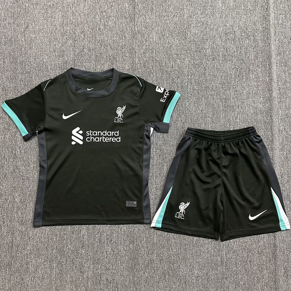 Jersey 2024/25 Liverpool Visitante Manga corta Niño