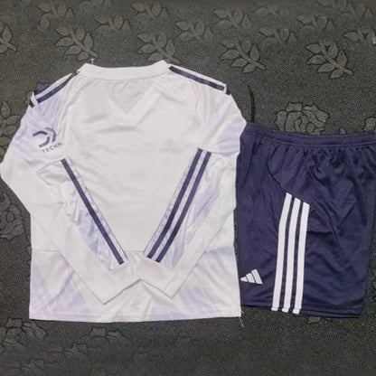 Jersey 2025/26 Manchester United Visitante Manga larga Niño