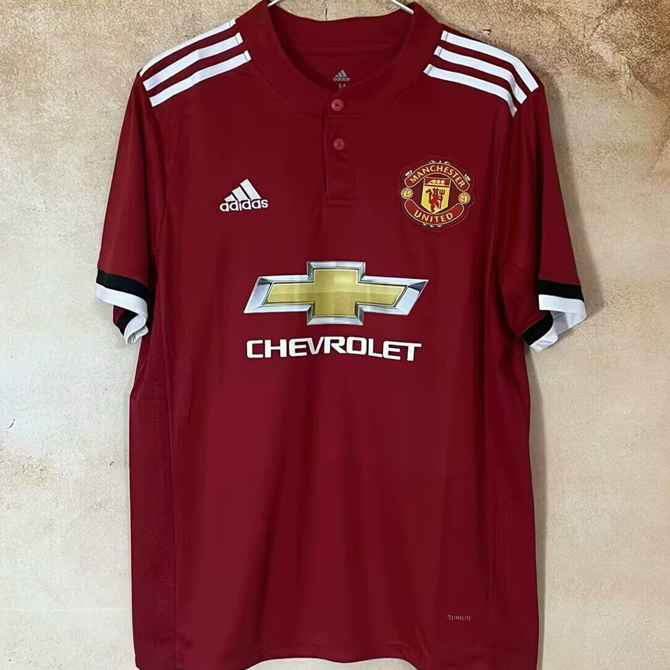 jersey 2017/18 manchester united local manga corta versión fan retro