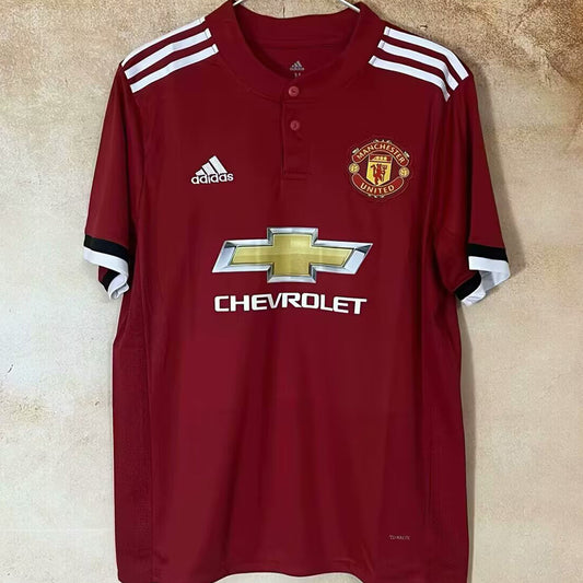Jersey 2017/18 Manchester United Local Manga corta Versión Fan Retro