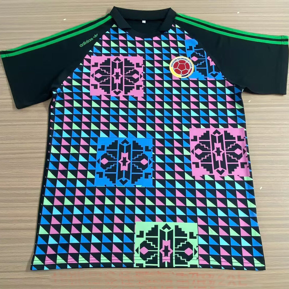 1990 colombia especial versión fan selecciones retro