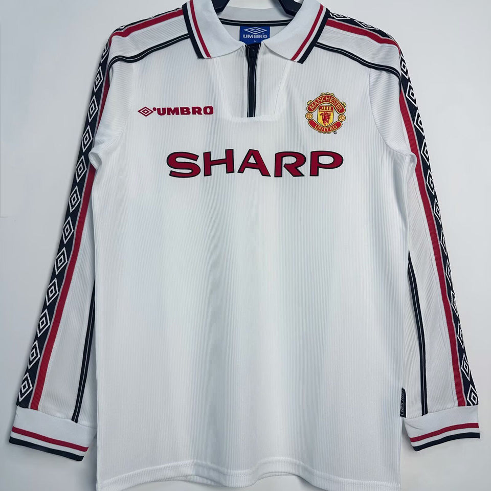 jersey 1998/99 manchester united especial manga larga versión fan retro