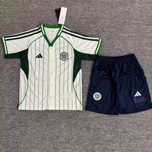 Jersey 2025/26 Celtic  Baseball Especial Manga corta Niño