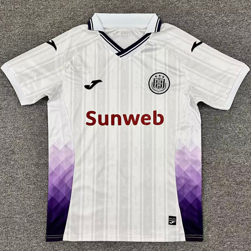 jersey 2025/26 rsc anderlecht visitante manga corta versión fan