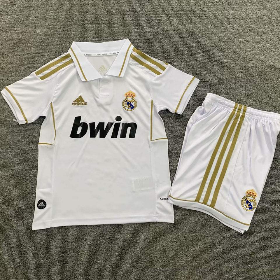 jersey 2011/12 real madrid local manga corta niño retro