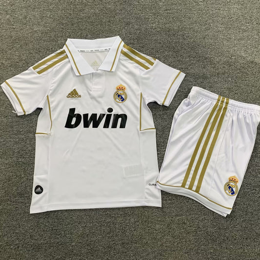 Jersey 2011/12 Real Madrid Local Manga corta Niño Retro