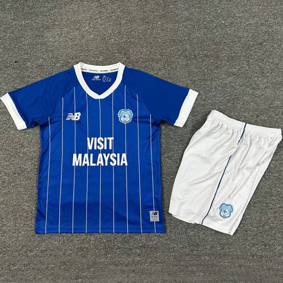 Jersey 2025/26 Cardiff City Local Manga corta Niño