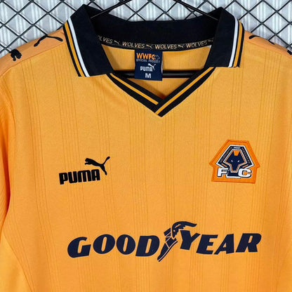 Jersey 1998/1999 Wolves Local Manga corta Versión Fan Retro