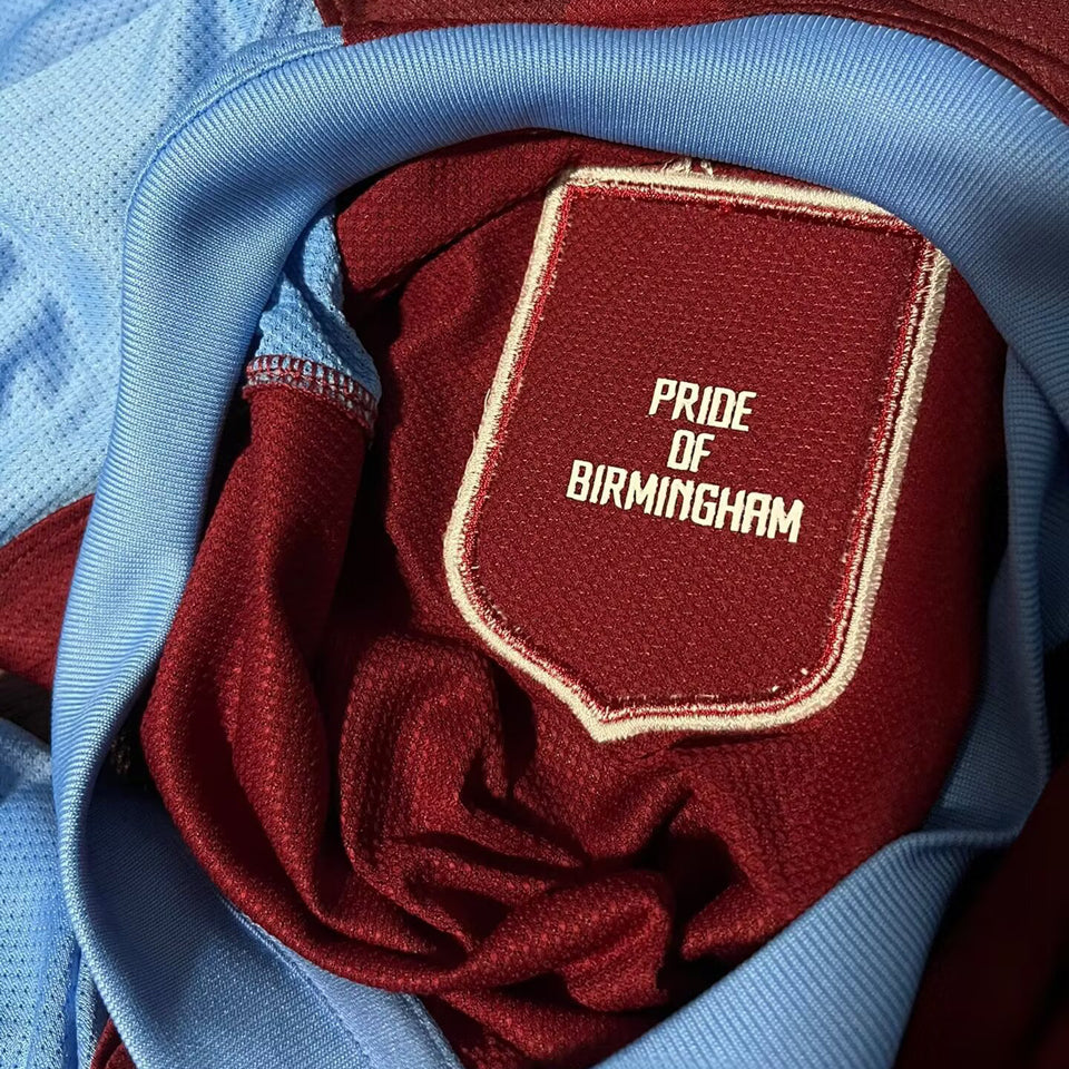 jersey 2011/12 aston villa local manga corta versión fan retro