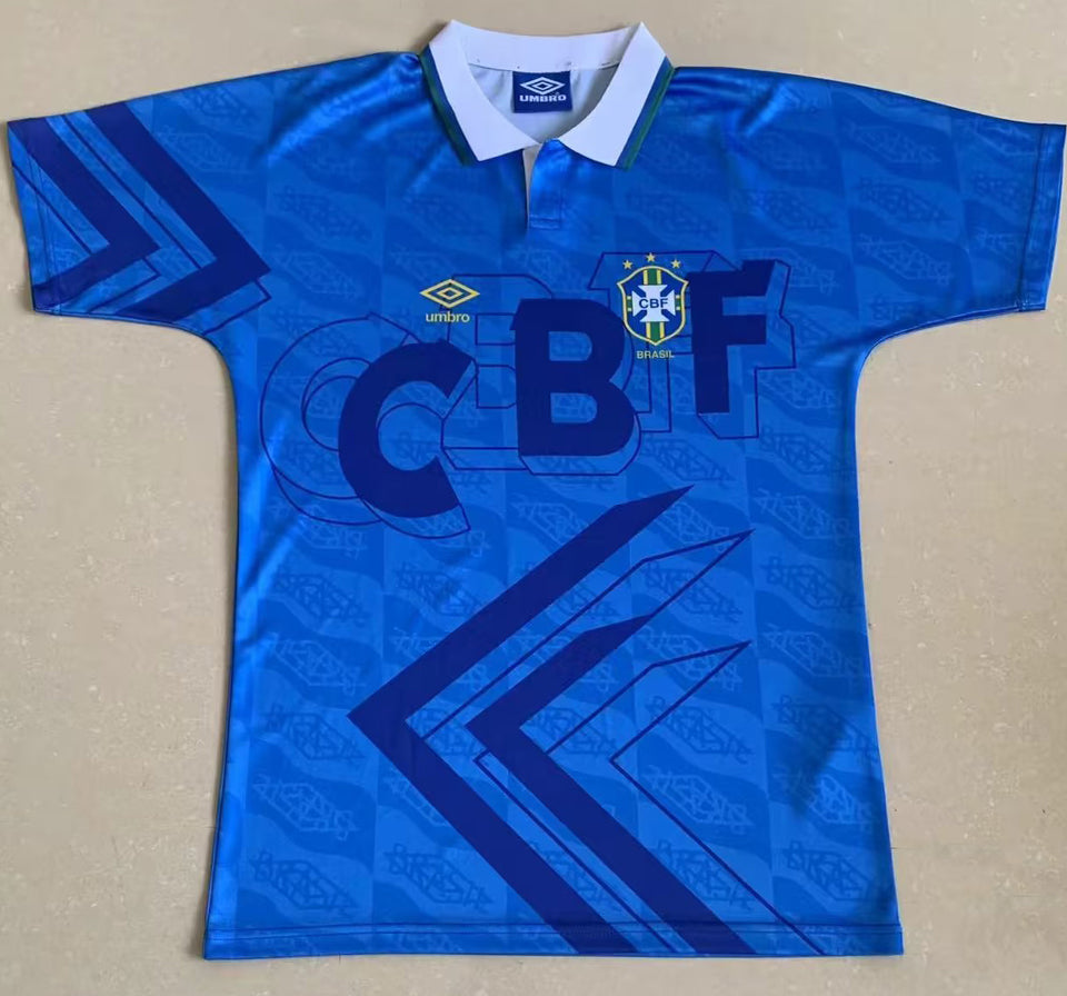 1991/93 Brasil Visitante Versión Fan Selecciones Retro