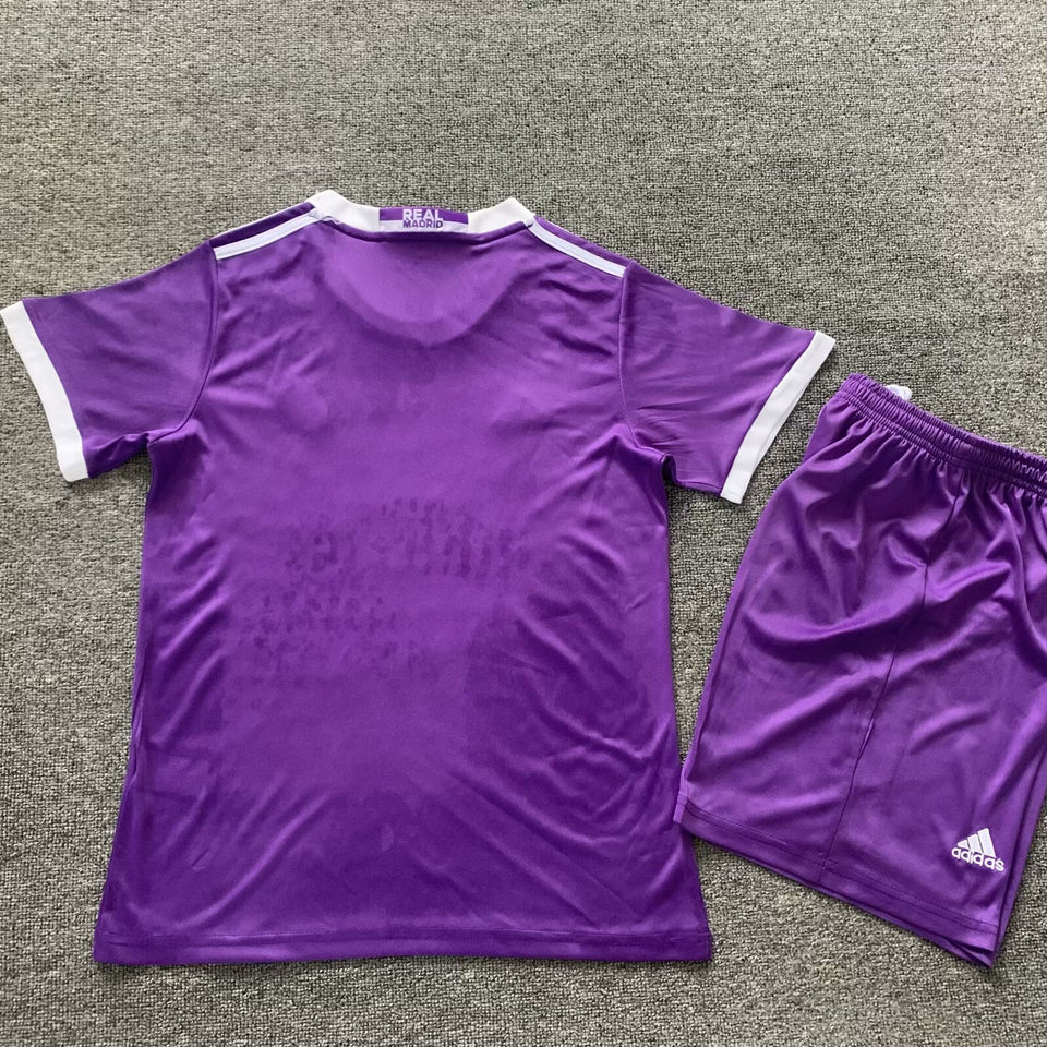 Jersey 2016/17 Real Madrid Visitante Manga corta Niño Retro