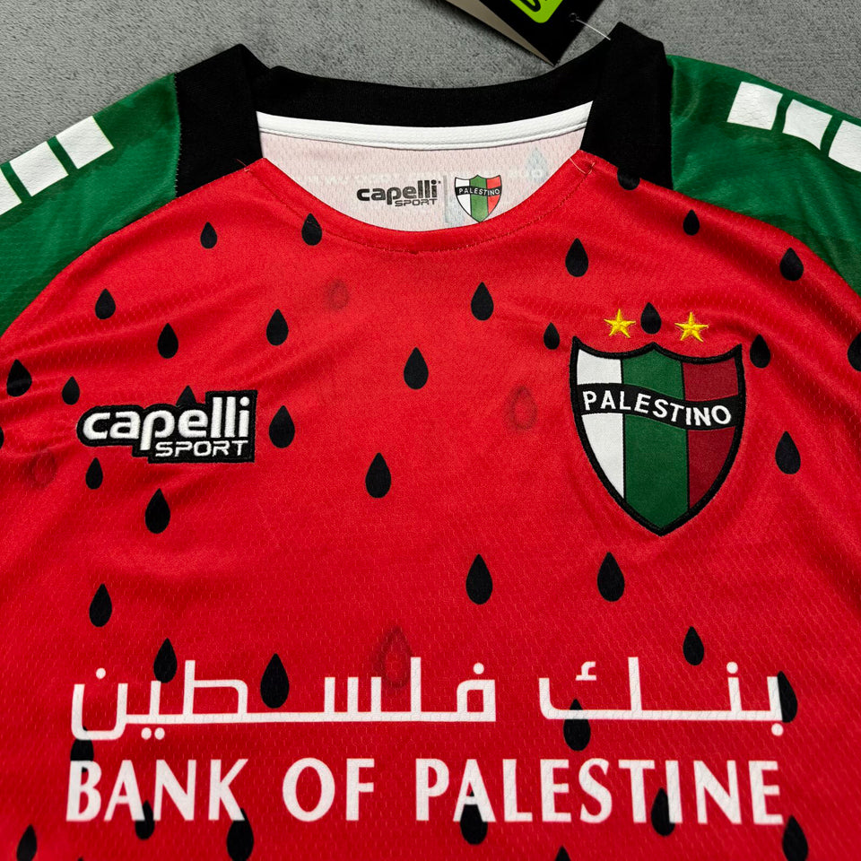 jersey 2025 palestino especial manga corta versión fan