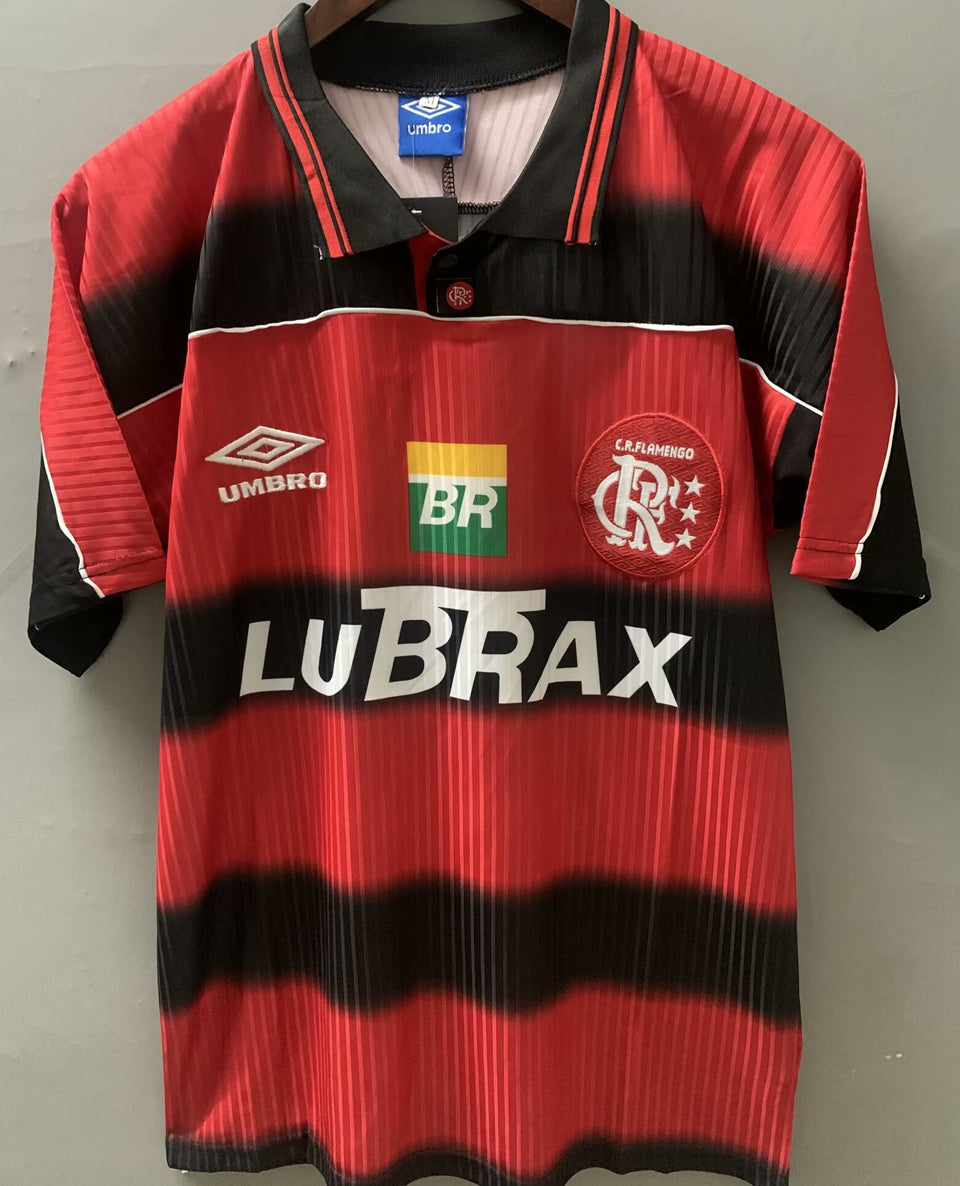 jersey 1997 flamengo local manga corta versión fan retro