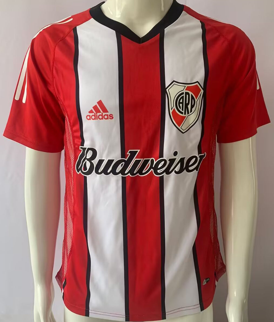 jersey 2003/04 river plate visitante manga corta versión fan retro