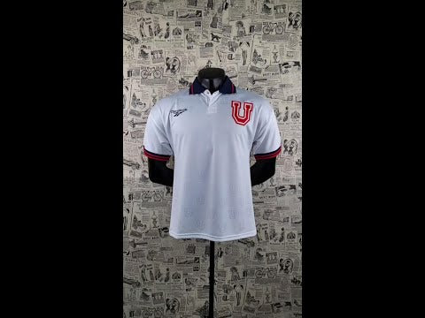 jersey 1998 universidad de chile visitante manga corta versión fan retro