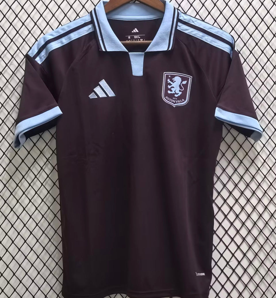 jersey 2026/27 aston villa local manga corta versión fan