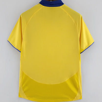 Jersey 2003/05 Arsenal Visitante Manga corta Versión Fan Retro