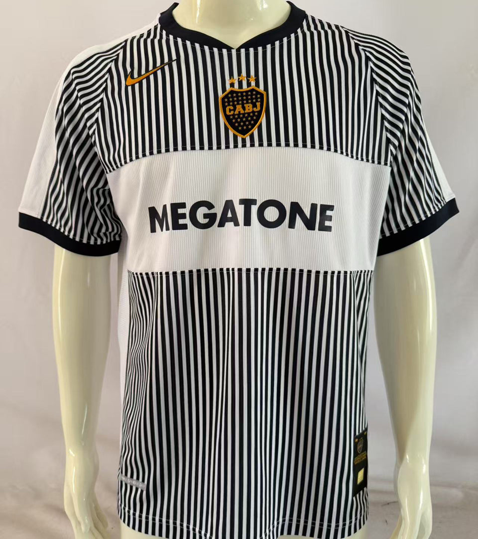 jersey 2006/2007 boca visitante manga corta versión fan retro