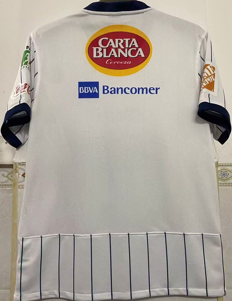 jersey 2009/2010 monterrey visitante manga corta versión fan retro