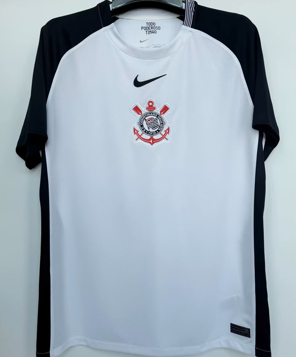 jersey 2025/26 corinthians local manga corta versión fan