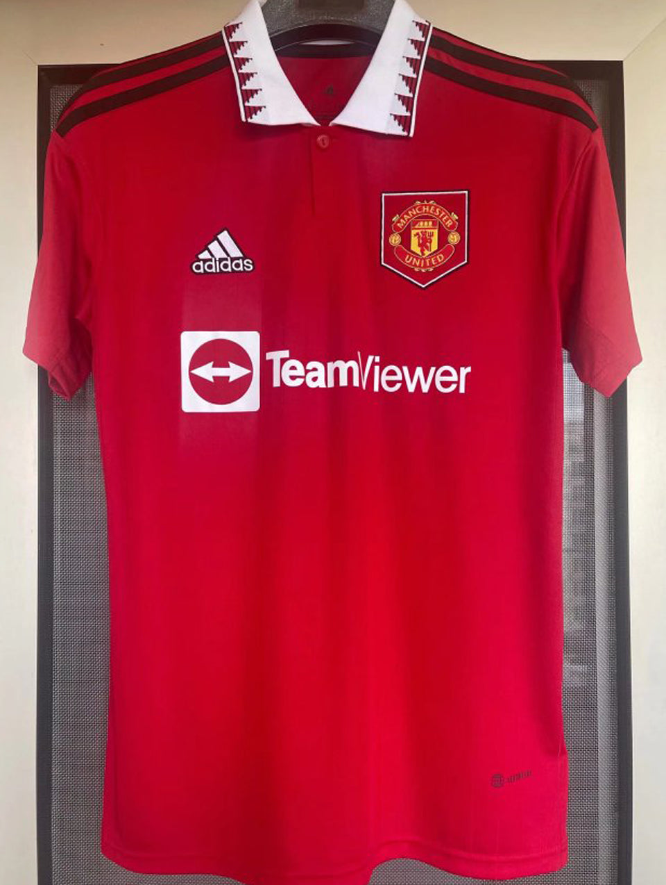 Jersey 2022/23 Manchester United Local Manga corta Versión Fan