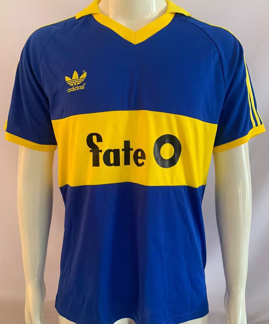 Jersey 1986/1988 Boca Local Manga corta Versión Fan Retro