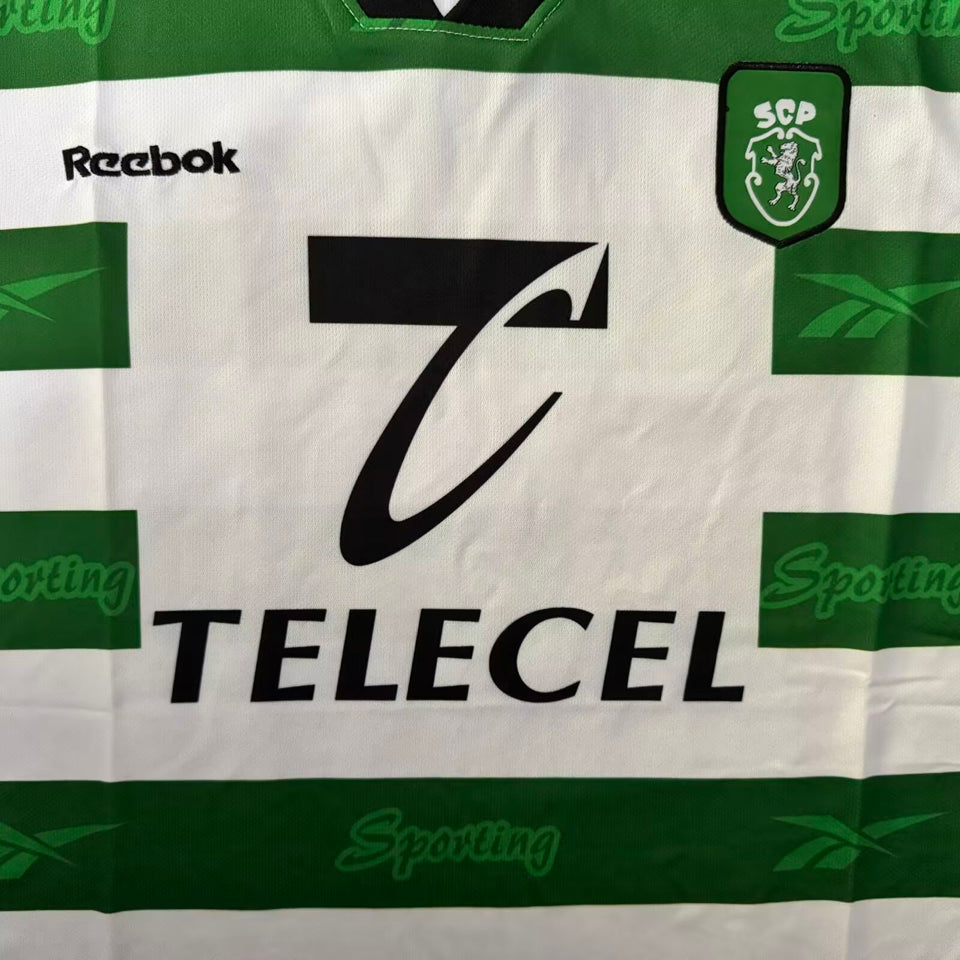 Jersey 1999/2000 Lisbon Local Manga corta Versión Fan Retro