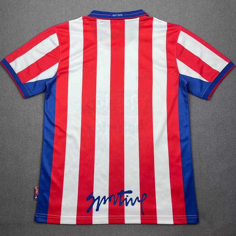 Jersey 2001/02 Gijon Local Manga corta Versión Fan Retro