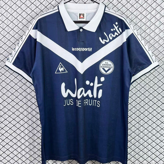 Jersey 1996/1997 FC Girondins de Bordeaux Local Manga corta Versión Fan Retro