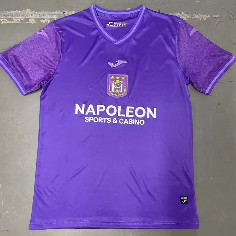 Jersey 2024/25 RSC Anderlecht Local Manga corta Versión Fan