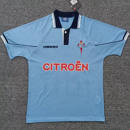 Jersey 1997/1999 Celta Local Manga corta Versión Fan Retro