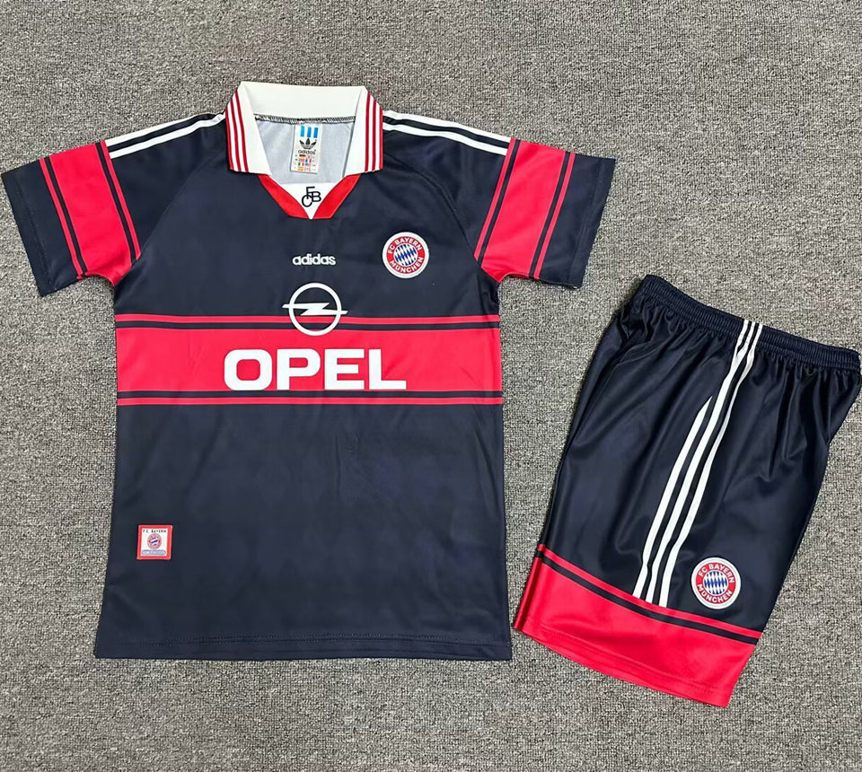 Jersey 1997/99 Bayern Munich Local Manga corta Niño Retro