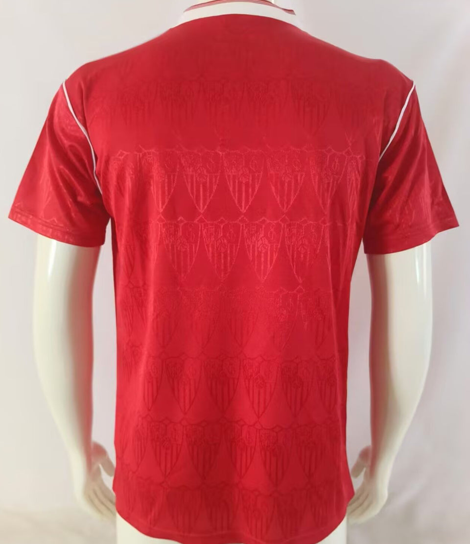 jersey 1991/92 sevilla fc visitante manga corta versión fan retro
