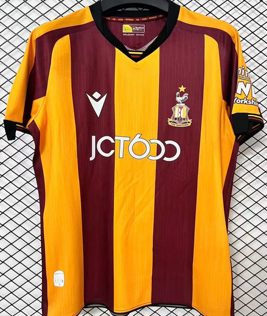 Jersey 2026/27 Bradford City Local Manga corta Versión Fan