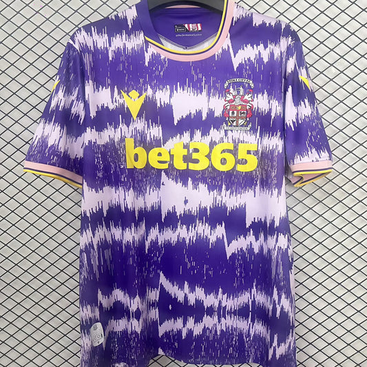 Jersey 2025/26 Stoke City Visitante Manga corta Versión Fan