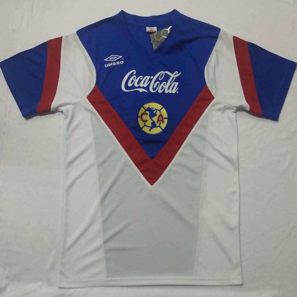 jersey 1988 club america visitante manga corta versión fan retro