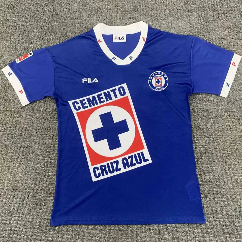 Jersey 1996 Cruz Azul Local Manga corta Versión Fan Retro