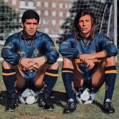 Jersey 1993/95 Boca Local Manga corta Versión Fan Retro