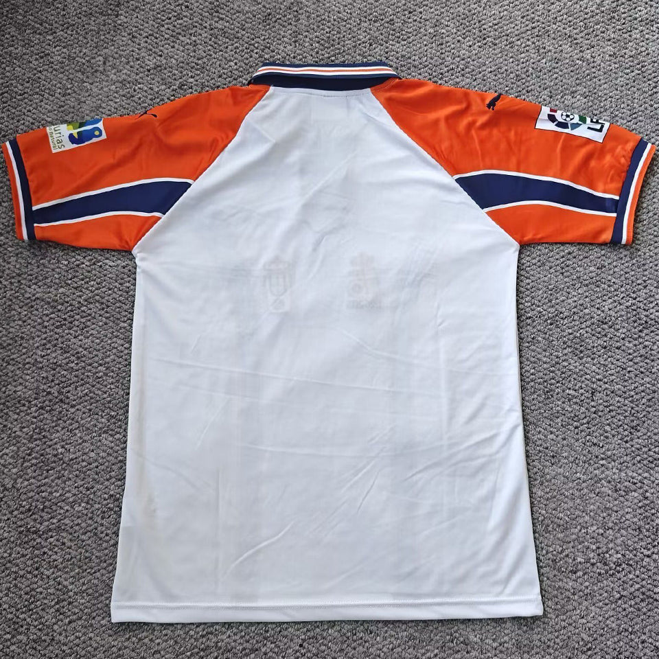 jersey 2000/2001 real oviedo visitante manga corta versión fan retro